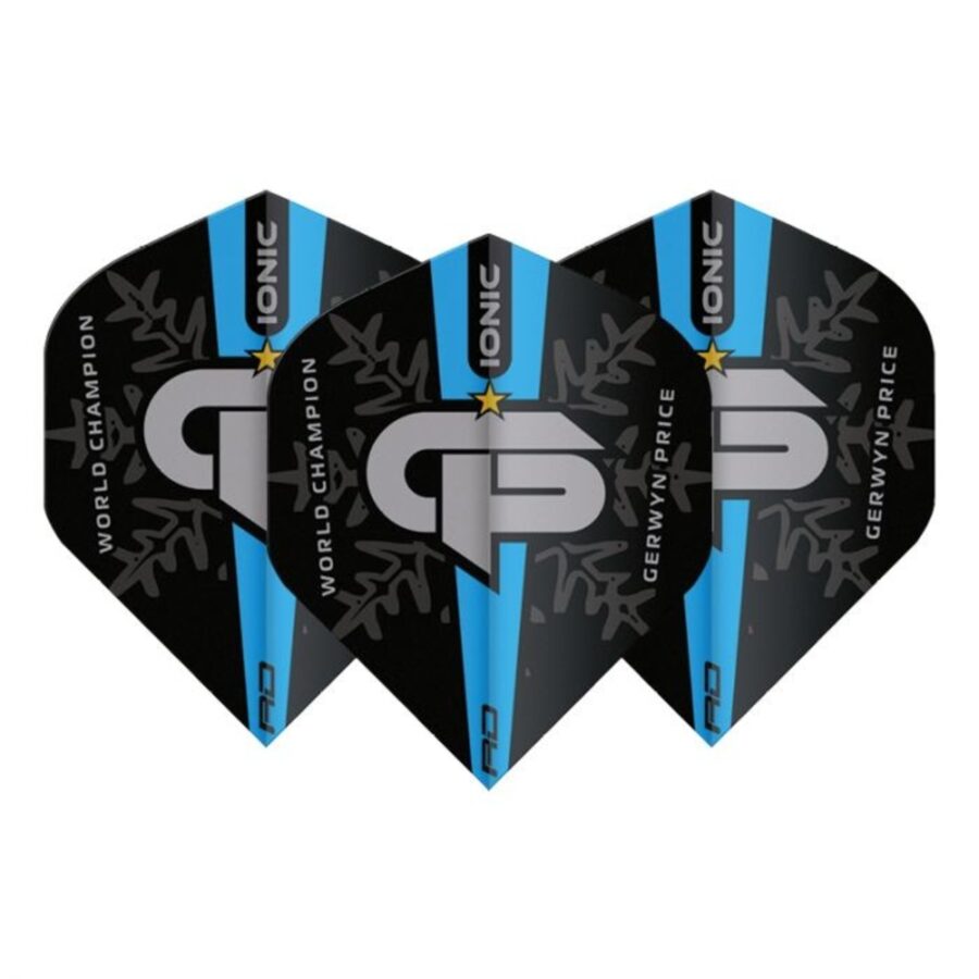 Gerwyn Price World Champion Blue Logo Dart Flights