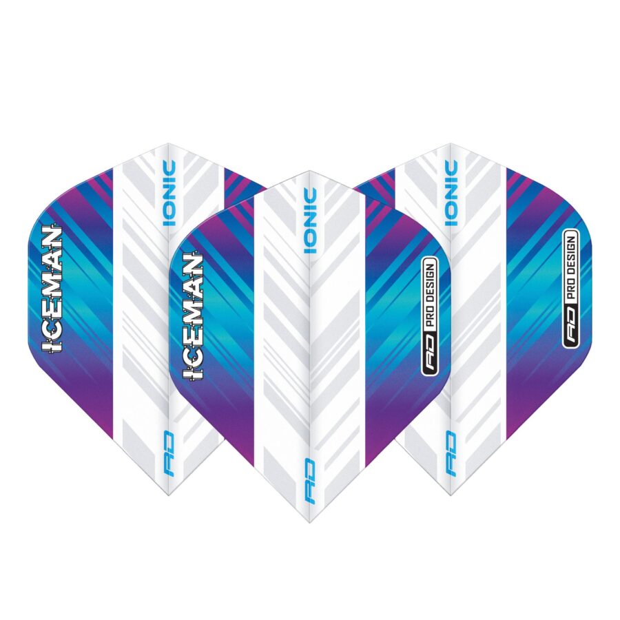 Gerwyn Price Hardcore Ionic Rainbow & White Dart Flights