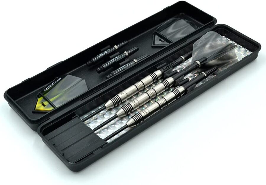 GLORY 85% Tungsten Steel Tip Dart Sets, Black Grooves