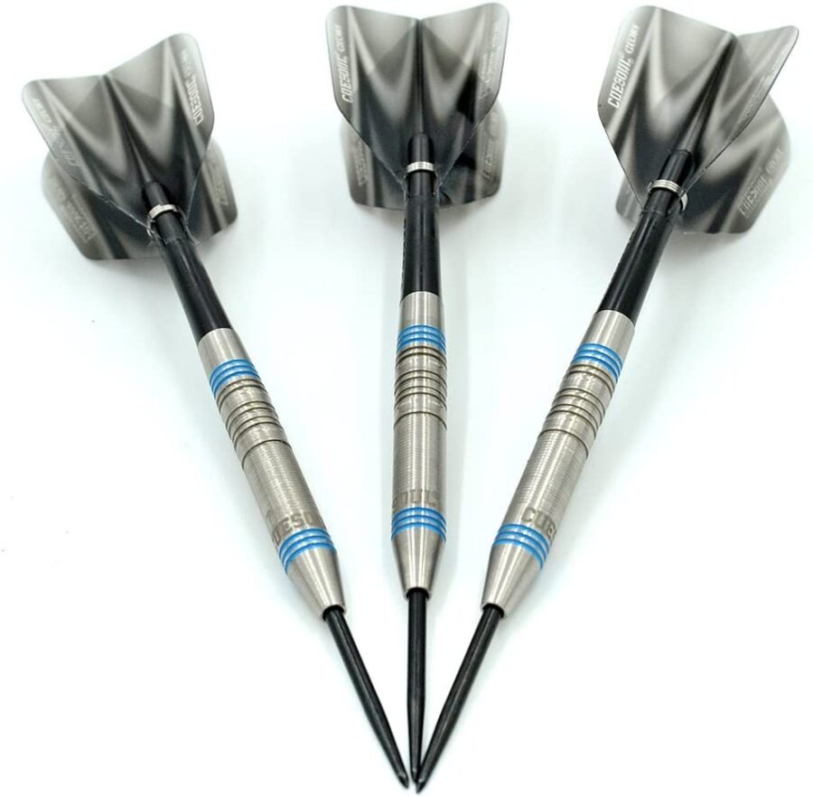 GLORY 85% Tungsten Steel Tip Dart Sets, Blue Grooves