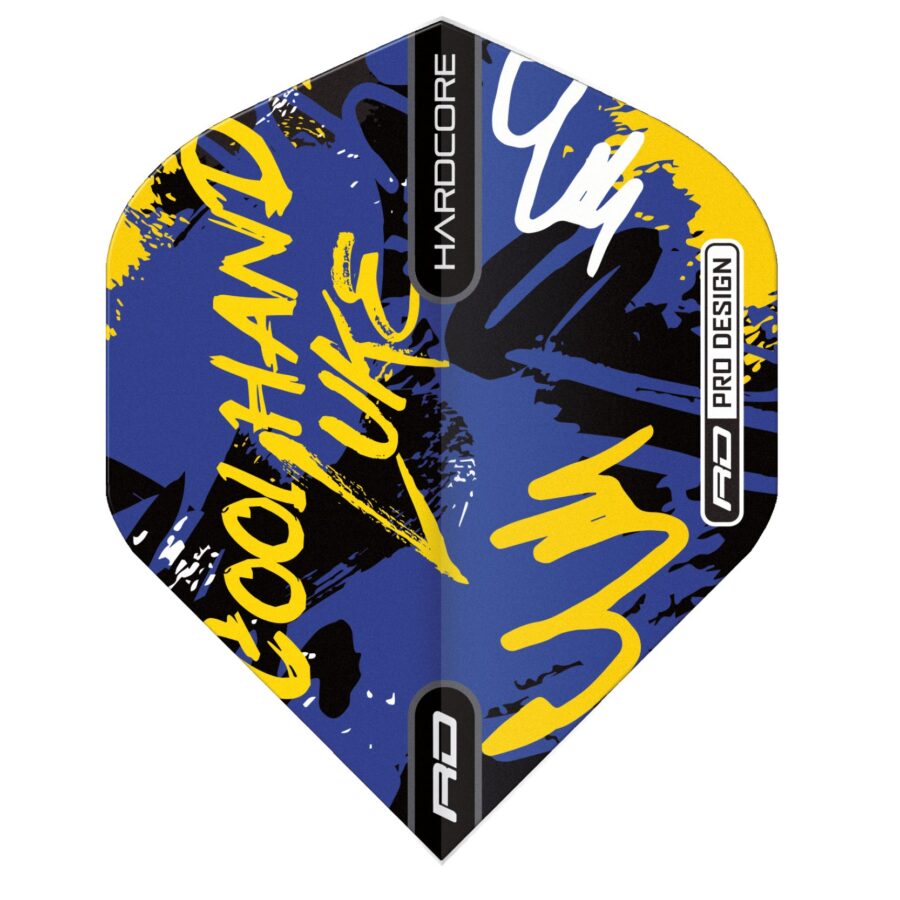 Red Dragon Luke Humphries Blue Graffiti Hardcore Dart Flights