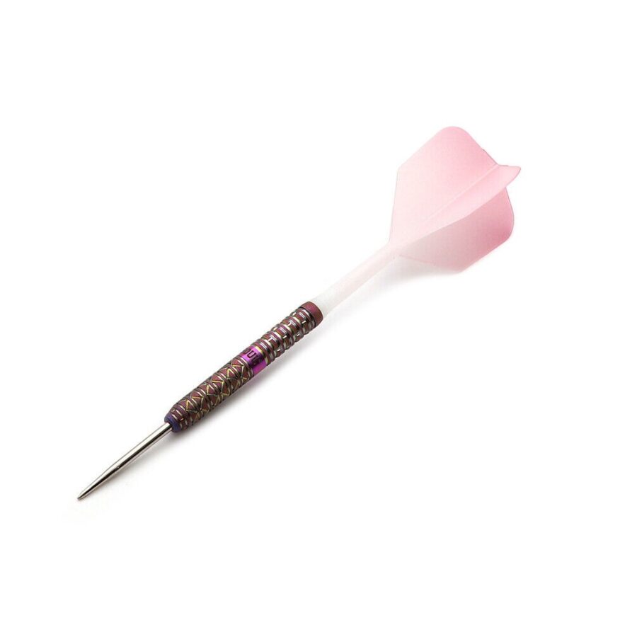 CUESOUL PINK LADY COCKTAIL 21g Steel Tip 90% Tungsten Dart Set with Oil Paint Finished and Gradient Color ROST Flights