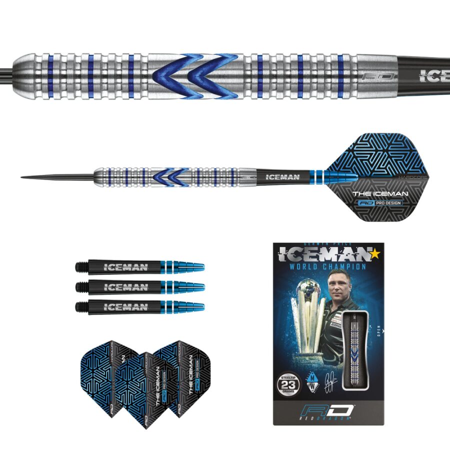 Red Dragon Gerwyn Price Iceman Midnight 90%